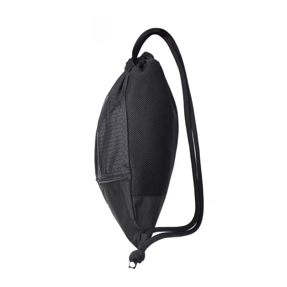 WEST BIKING Drawstring Bag Outdoor Sports Sackpack Backpack, Black