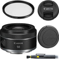 Canon RF 50mm f/1.8 STM Lens for EOS R, EOS RP, EOS R5, EOS R6 with Glass UV Filter+ Cleaning Pen (International Version)