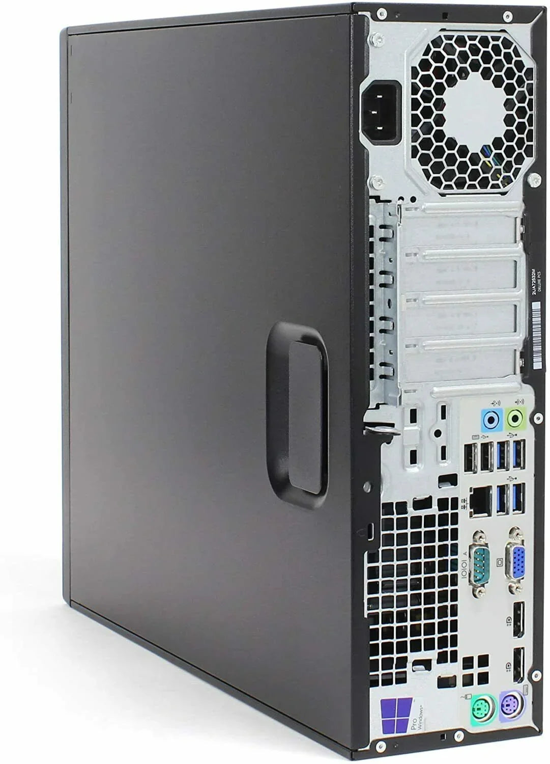 Pre-Owned HP 600 G2 Desktop Computer Pentium G4400 3.3GHz CPU 8GB Ram, 120GB SSD, 1TB HDD, Keyboard & Mouse, WiFi, DVD, Win10 Pro PC (Refurbished)