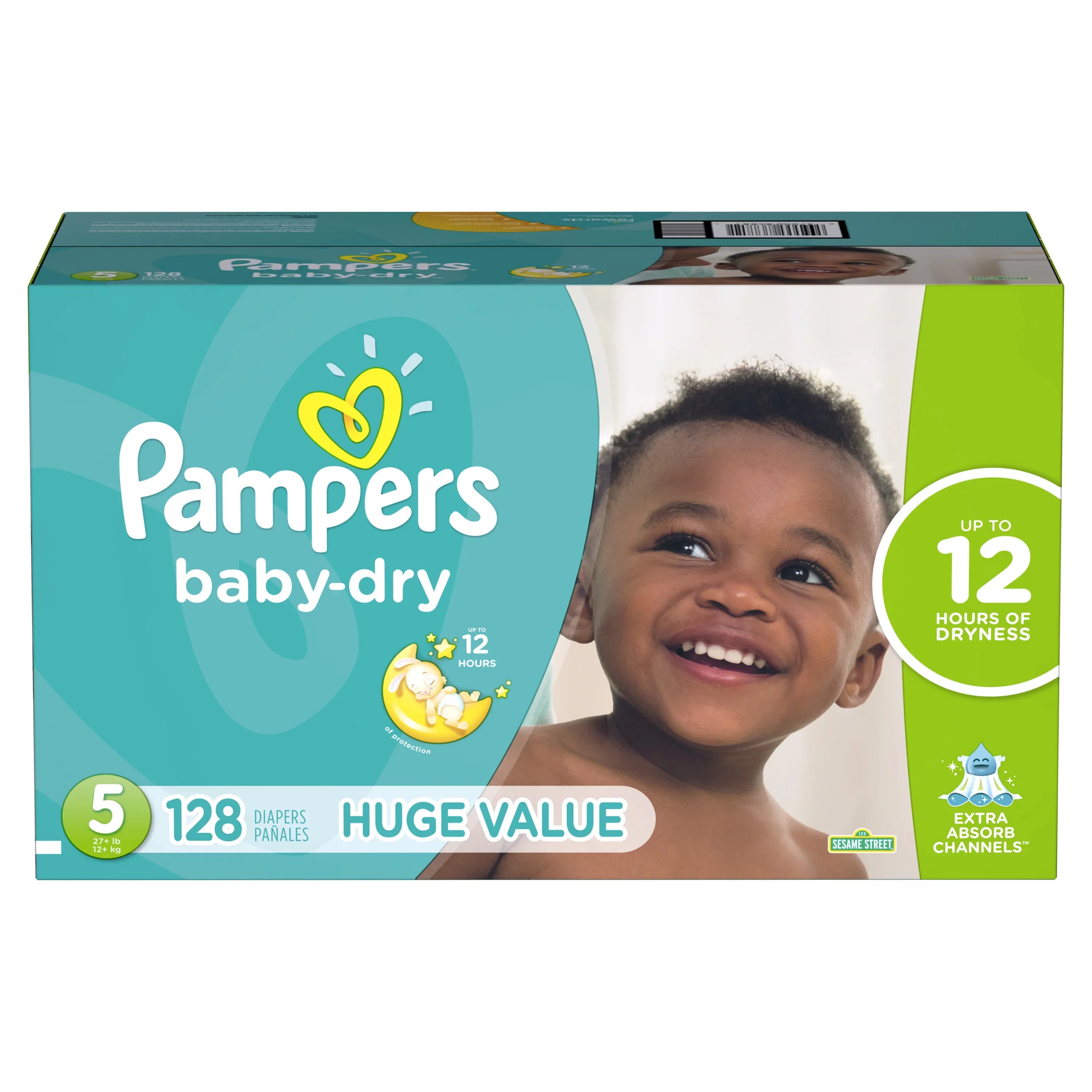 Pampers Pamp Baby Dry S5 Hp 128ct
