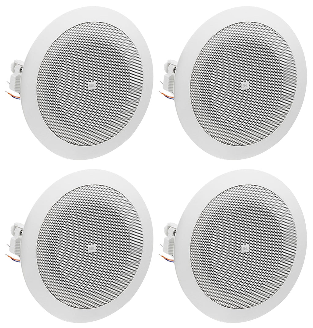 JBL Black 6.5" Front of House+(4) 4" Background Speakers+Amp Restaurant/Bar/Cafe