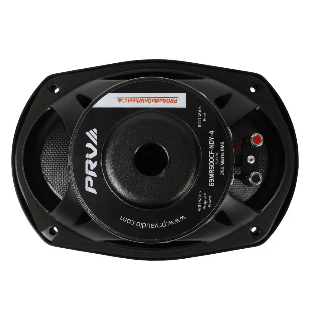 PRV Audio 6 x 9" Mid Range Loudspeakers Water Impervious Pair 69MR500CF-NDY-4