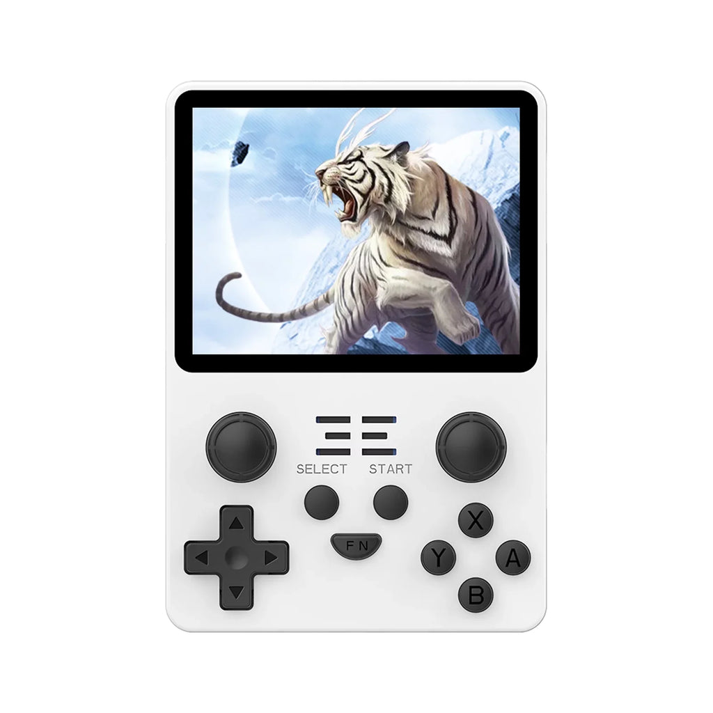 Game console,3.5 Inches IPS Console Portable Handheld Console 20 000 Screen Open Source IPS Screen Open (White) IPS Handheld 20000 Pre-Installed Save Console 20000 Pre-Installed VYBN
