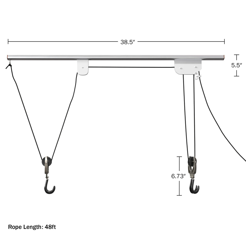 RAD Cycle Hoist Pulley System - Overhead Garage Storage Bike Hanger