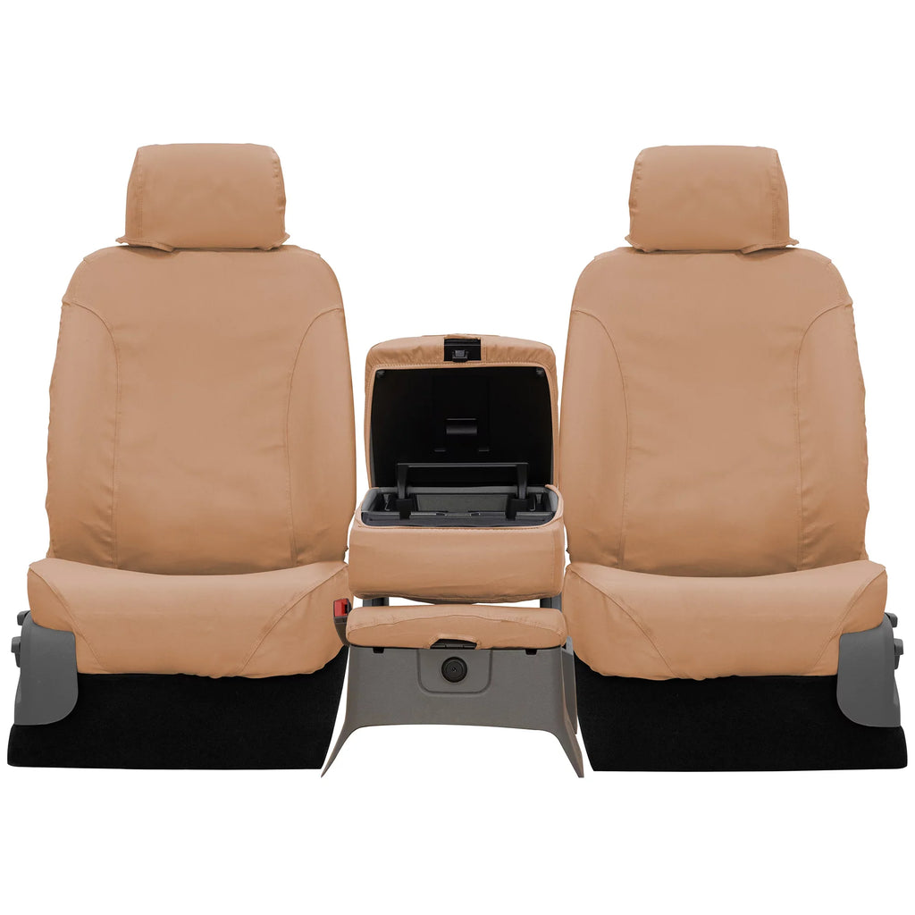 Coating SeatSaver Front Row Custom Fit Seat Shield for Select Ford F-150 Models - Polycotton (Tan) Fits select: 2013-2014 FORD F150 SUPER CAB, 2011-2012 FORD F150