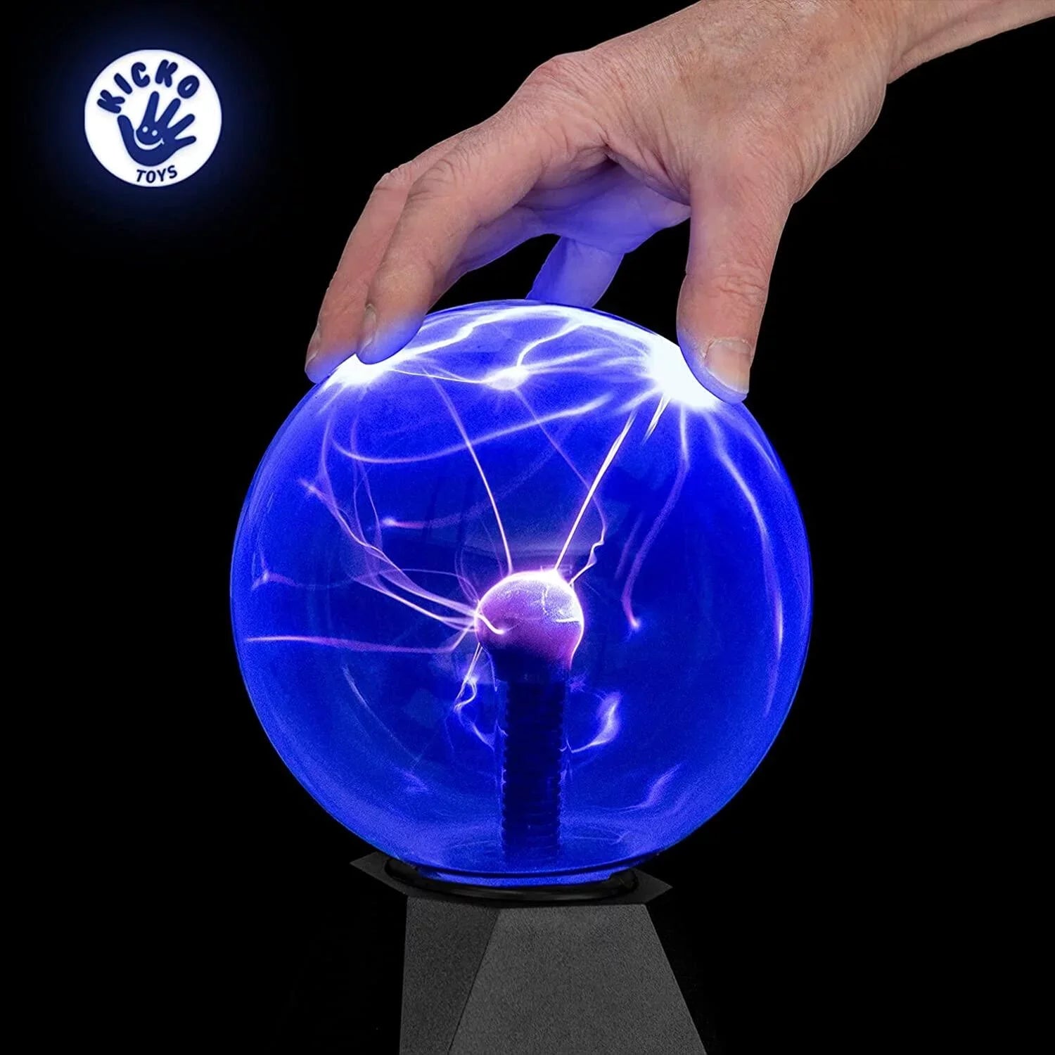 Kicko Blue Plasma Ball - 7 inch - Nebula, Thunder Lightning