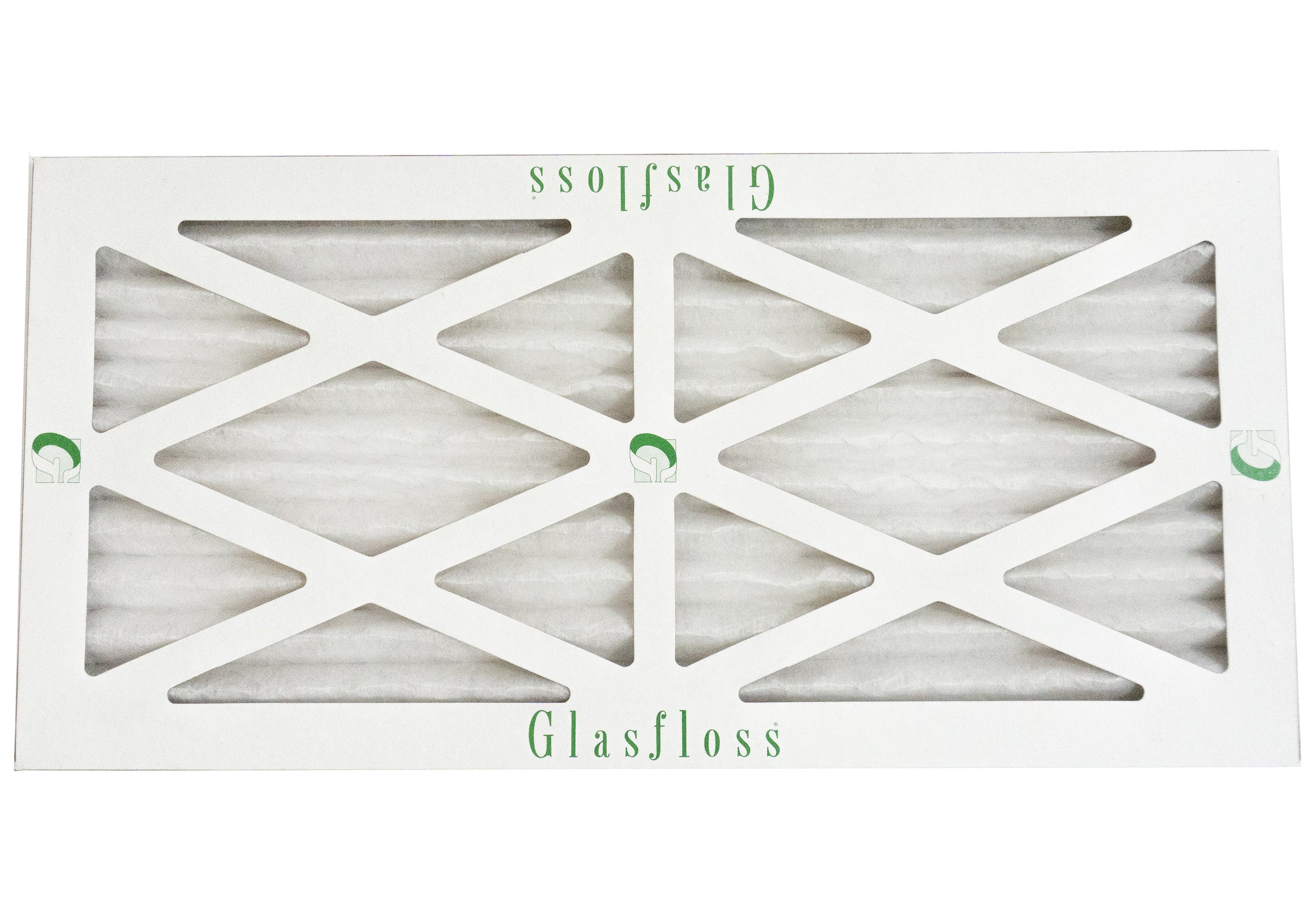Glasfloss 10x20x1 - MERV 10 -Qty:6 - Furnace Air Filter - Made in USA (Actual Size: 9.5 x 19.5x7/8 inch)