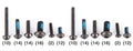 HobbyFlip Quadcopter Screw Set Runner 250-Z-13 Matching with Walkera Runner 250 Racer 2 Pack
