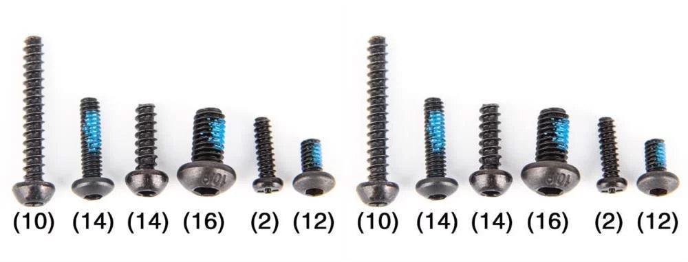 HobbyFlip Quadcopter Screw Set Runner 250-Z-13 Matching with Walkera Runner 250 Racer 2 Pack