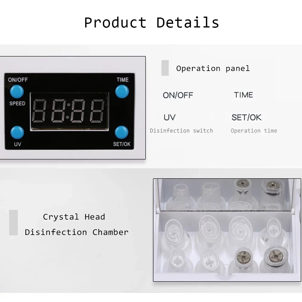 Suerbeaty Facial Beauty Treatment Machine, Facial Gas-liquid Oxygen Water Epidermal Peeling Using Professional Skin Rejuvenation Equipment for Cosmetology Center