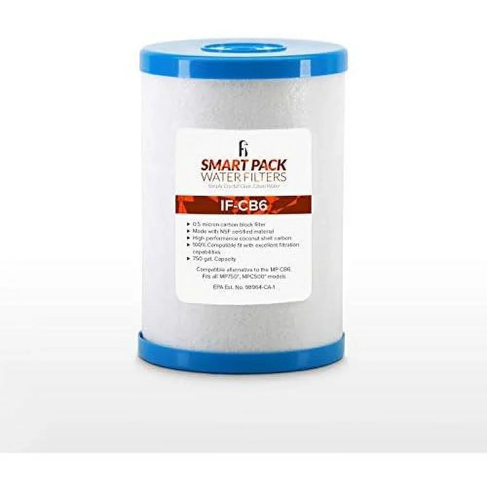 Ifilters CB6 Carbon Block Water Filter Replacement For MP MPC Systems