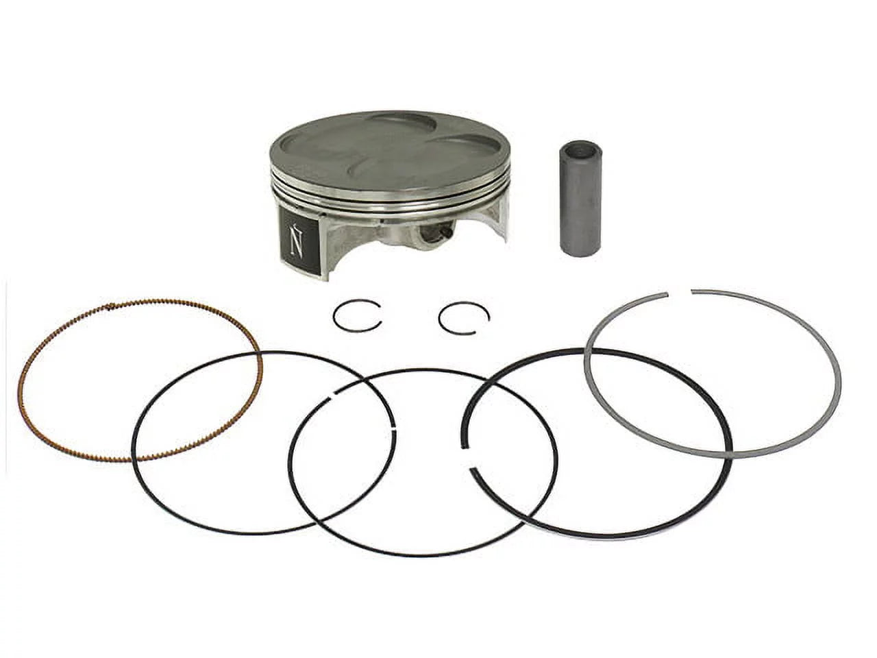 Namura Technologies FX-40046-C Piston Kit - 0.02 Oversize to 96.97, 12.5:1 Compression