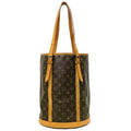 Pre-Owned Louis Vuitton Bucket GM Brown Beige Monogram M42236 Canvas Nume Leather FL0093 LOUIS VUITTON Bag Tote Handbag Women's (Good)