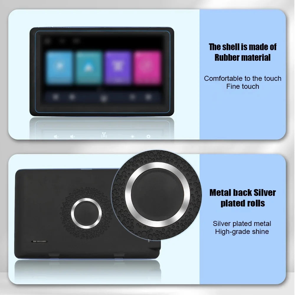 Pinnaco Car Stereo,Receiver 7'' 720P 5.0 Matching Auto USB BT Camera Dual Car Stereo Car Audio 5.0 Fitting MP5 Player Dual USB 12 Portable Car Fitting Android Nebublu 720P Car Portable