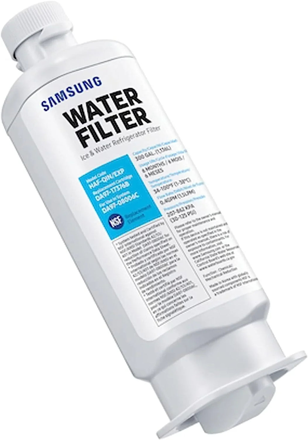 DA97-17376B HAF-QIN, DA9717376B HAF-QIN/EXP Refrigerator Water Filter RF23M8070SG Pack of 6