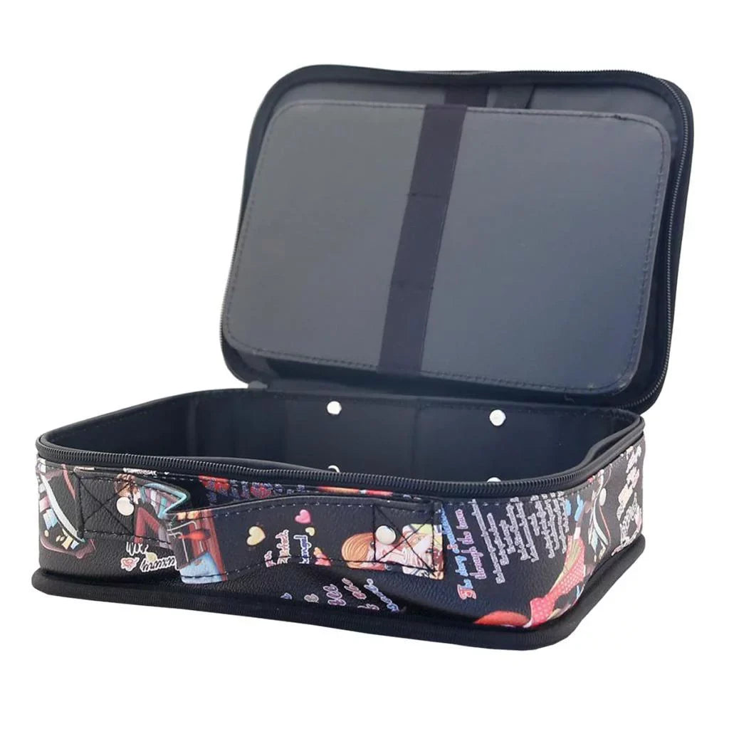 Hairdressing Tools Storage Carrying Case, Professional Multi-functional Hair Hairdresser Bag Large Mobile Beauty Cosmetics Organizer Holder