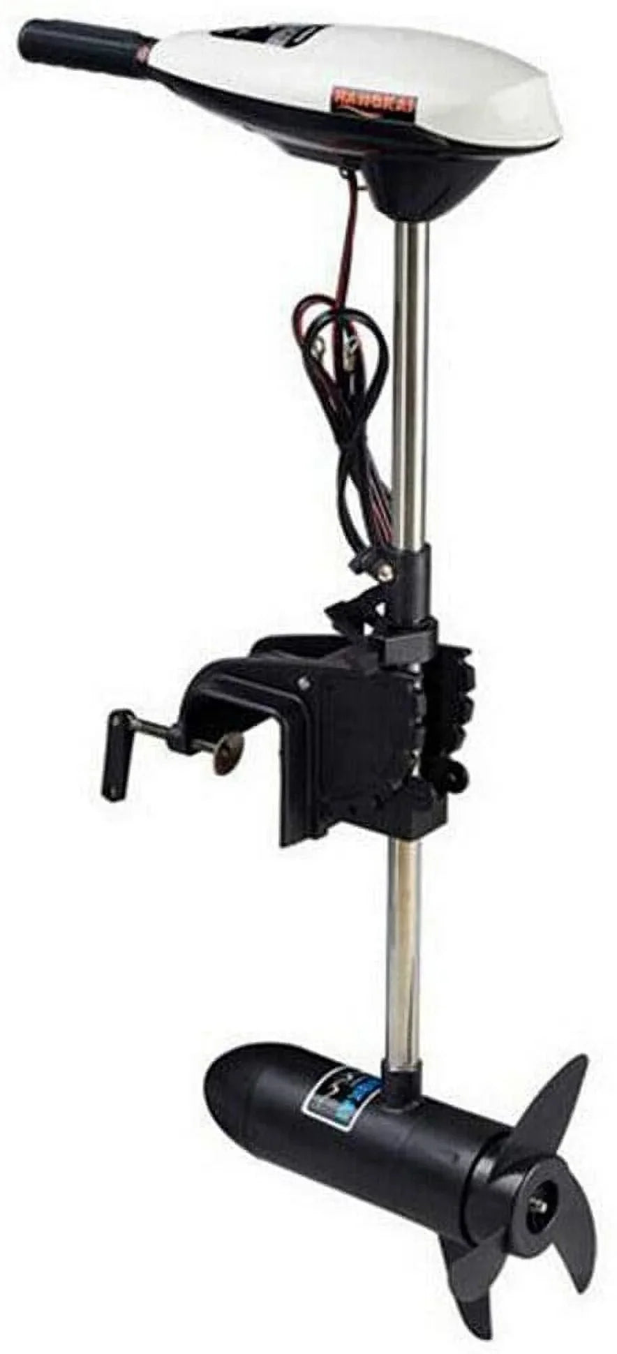 Outboard Motor Watercraft Engine 12V 65lb Electric Outboard Inflatable Fishing Vessel Brush Motor Engine 660W