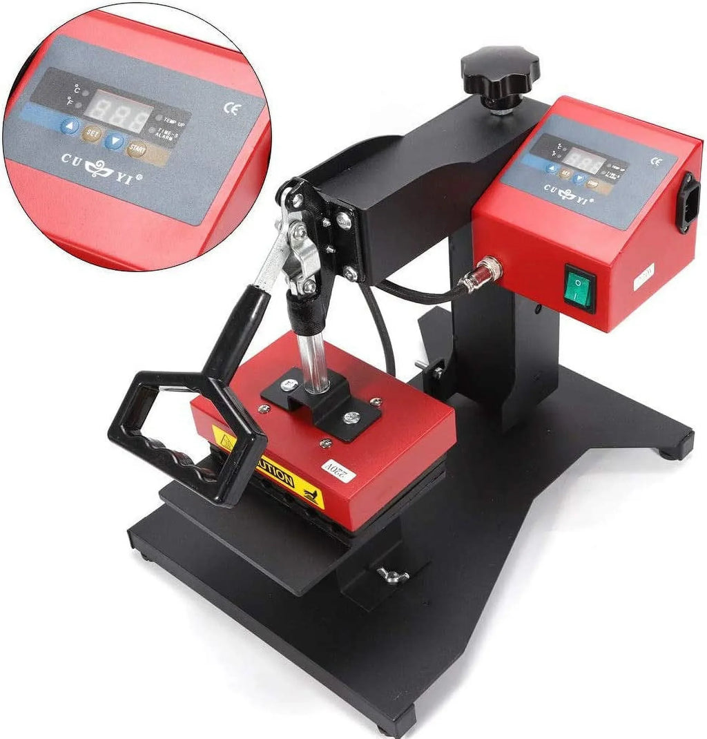 Miumaeov 6 in 1 Pen Heat Press Machine, Pen Heat Press Transfer Machine, Digital 3D Sublimation Heat Press Machine Logo Transfer Printing Machine for DIY Pen Printing 110V 350W