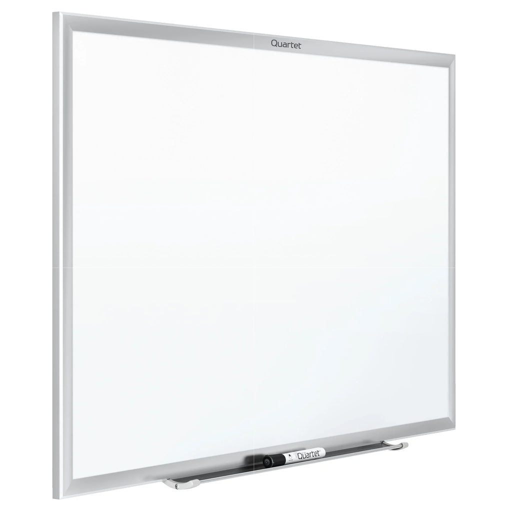 Quartet Classic Nano-Clean Magnetic Dry-Erase Board, 36" x 24" (3' x 2'), Silver Aluminum Frame