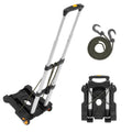 Mount-It! Premium Folding Luggage Cart, 77 LBS Capacity
