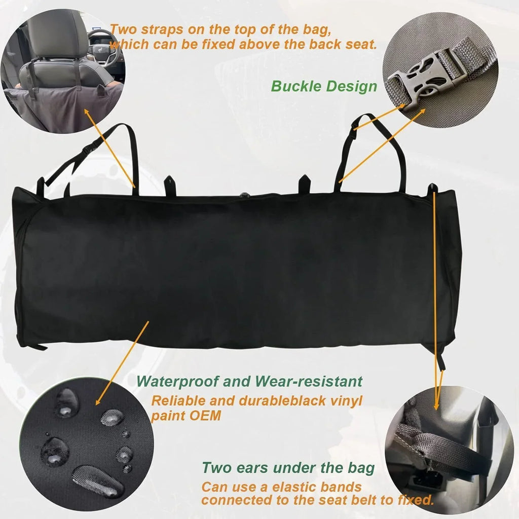 For Ford Bronco Accessories 4Door Soft Top Window Storage Bag Panel Organizer
