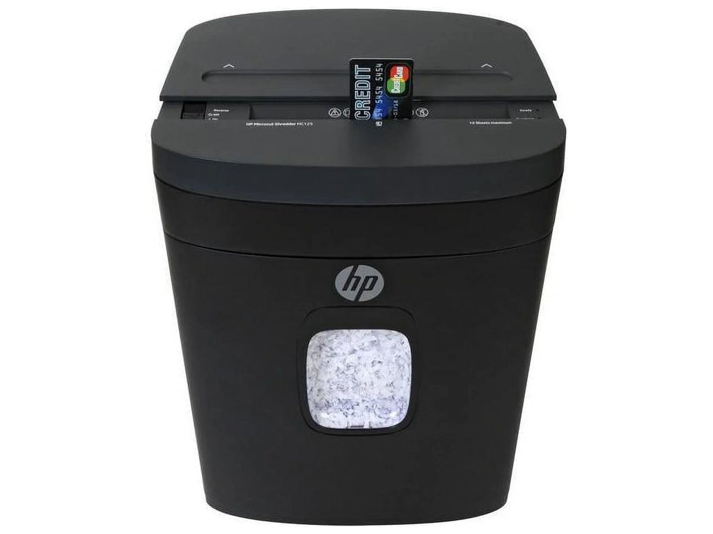 Royal MC125 Paper Shredder - Micro Cut - 12 Per Pass - for shredding Paper, Staples, Credit Card, Envelope - 8.75" Throat - 5 Minute Run Time - 40 Minute Cool Down Time - 5 gal Wastebin Capacity