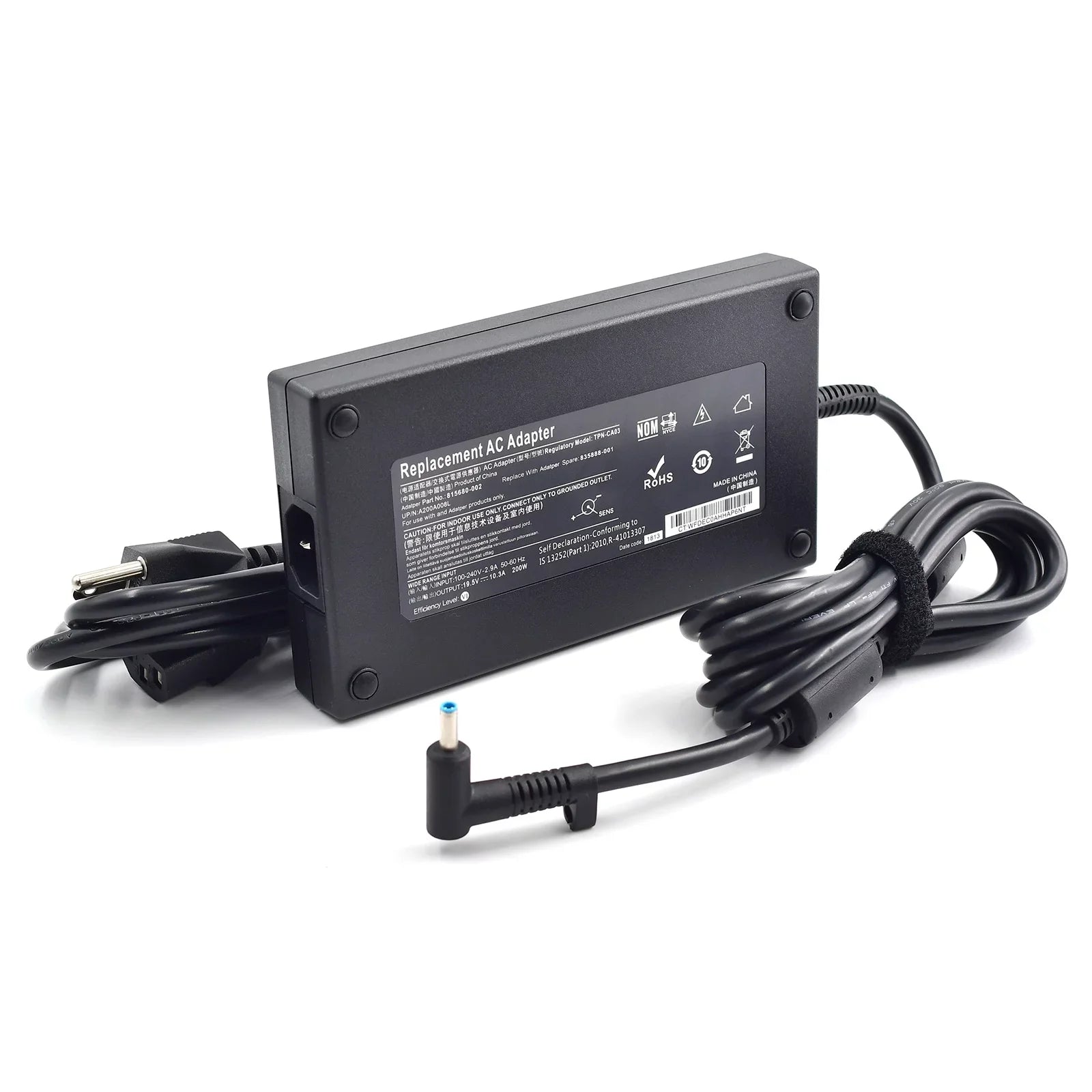 19.5V 10.3A 200W Adapter Charger for HP OMEN Pavilion Gaming 15 17 Envy 15 4.5*3.0mm TPN-CA03 TPN-DA10 TPN-LA21