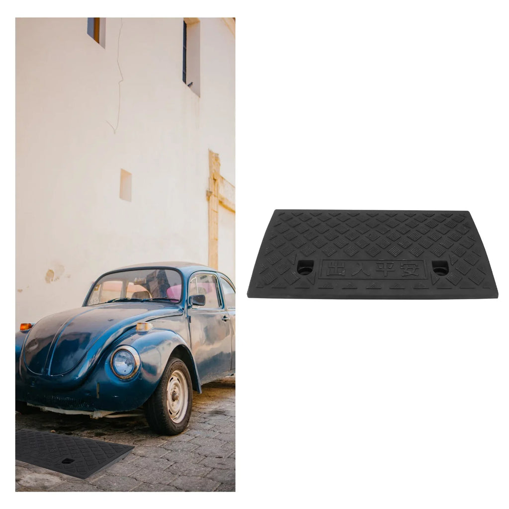 Homemaxs Ramp Ramps Curbthreshold Driveway Rubber Car Heavy Duty Loading Stepshed Wheelchair Scooter Doorways Motorcycle Door