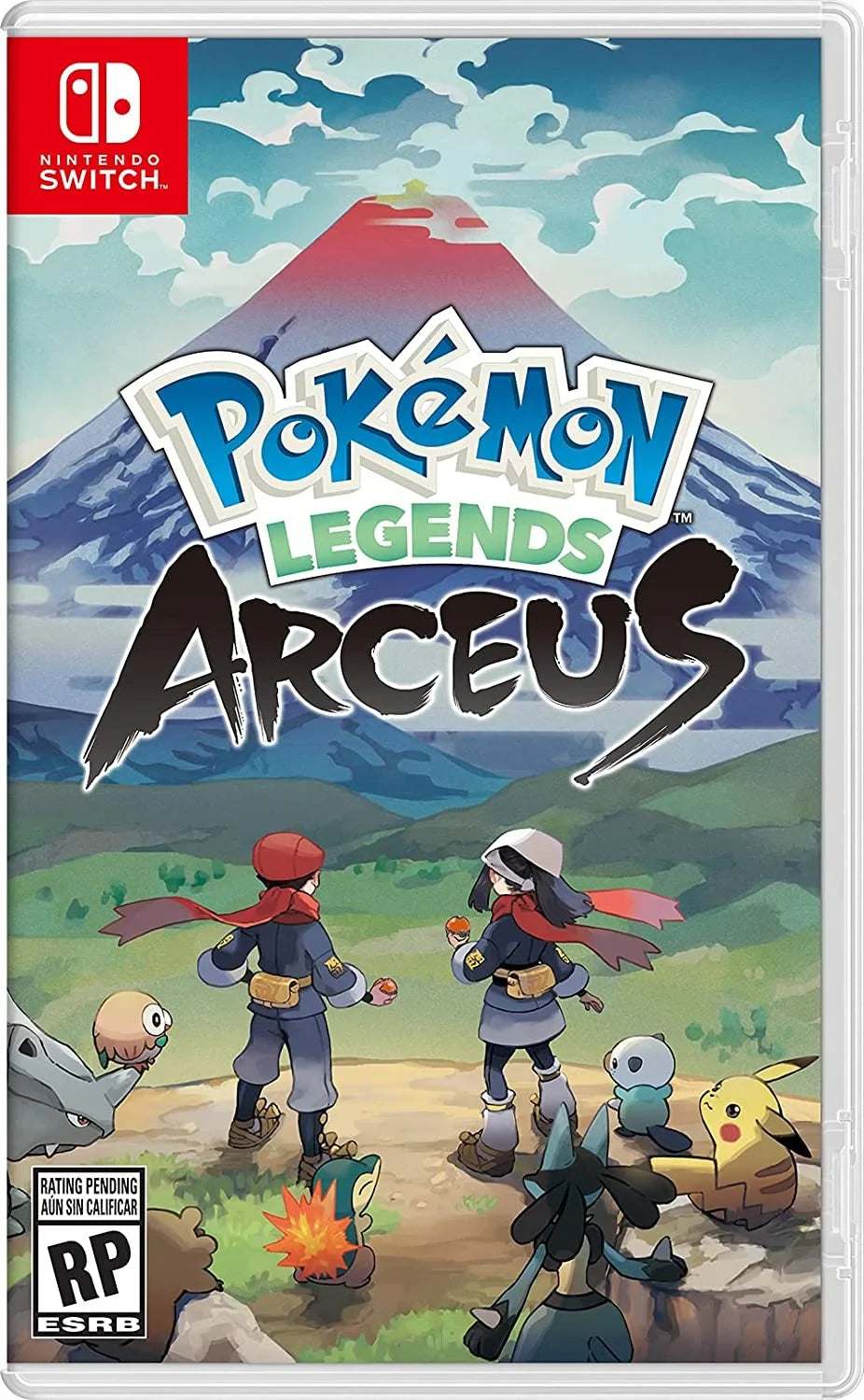 Nintendo Switch Lite Dialga and Palkia Edition with Pokemon Legends: Arceus