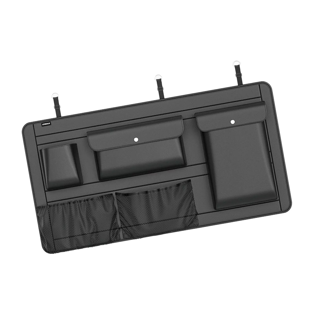 Car Back Seat Trunk Hanging Organizer 90cmx45cm Saving Space Easily Install Resilient with Multiple Pockets for SUV Truck