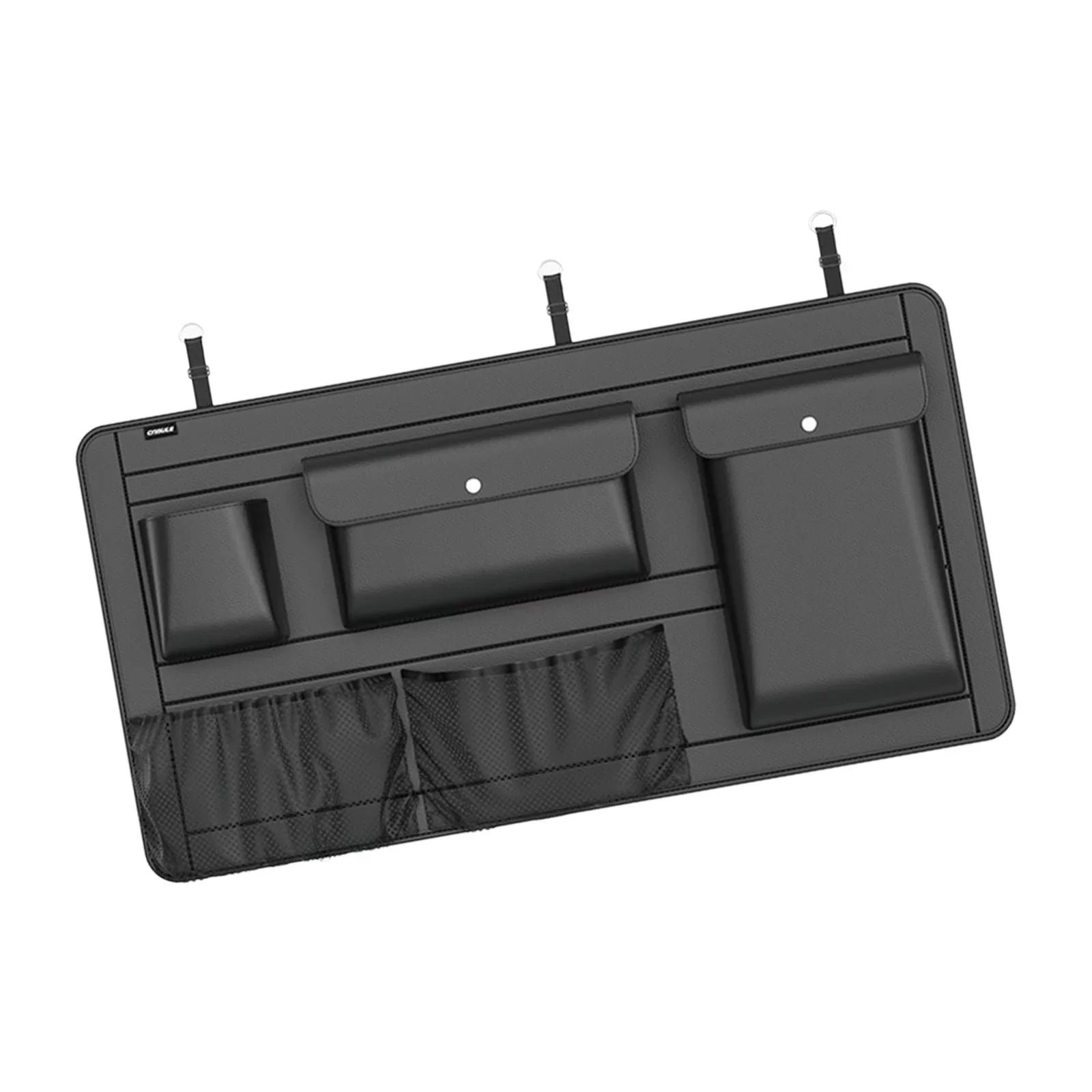 Car Back Seat Trunk Hanging Organizer 90cmx45cm Saving Space Easily Install Resilient with Multiple Pockets for SUV Truck