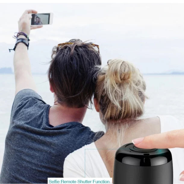 Mini Wireless Speaker For Verve Connect, ZMax 11 - Remote Shutter Handsfree Mic Audio Multimedia Rechargeable Silver for Consumer Cellular Verve Connect, ZMax 11