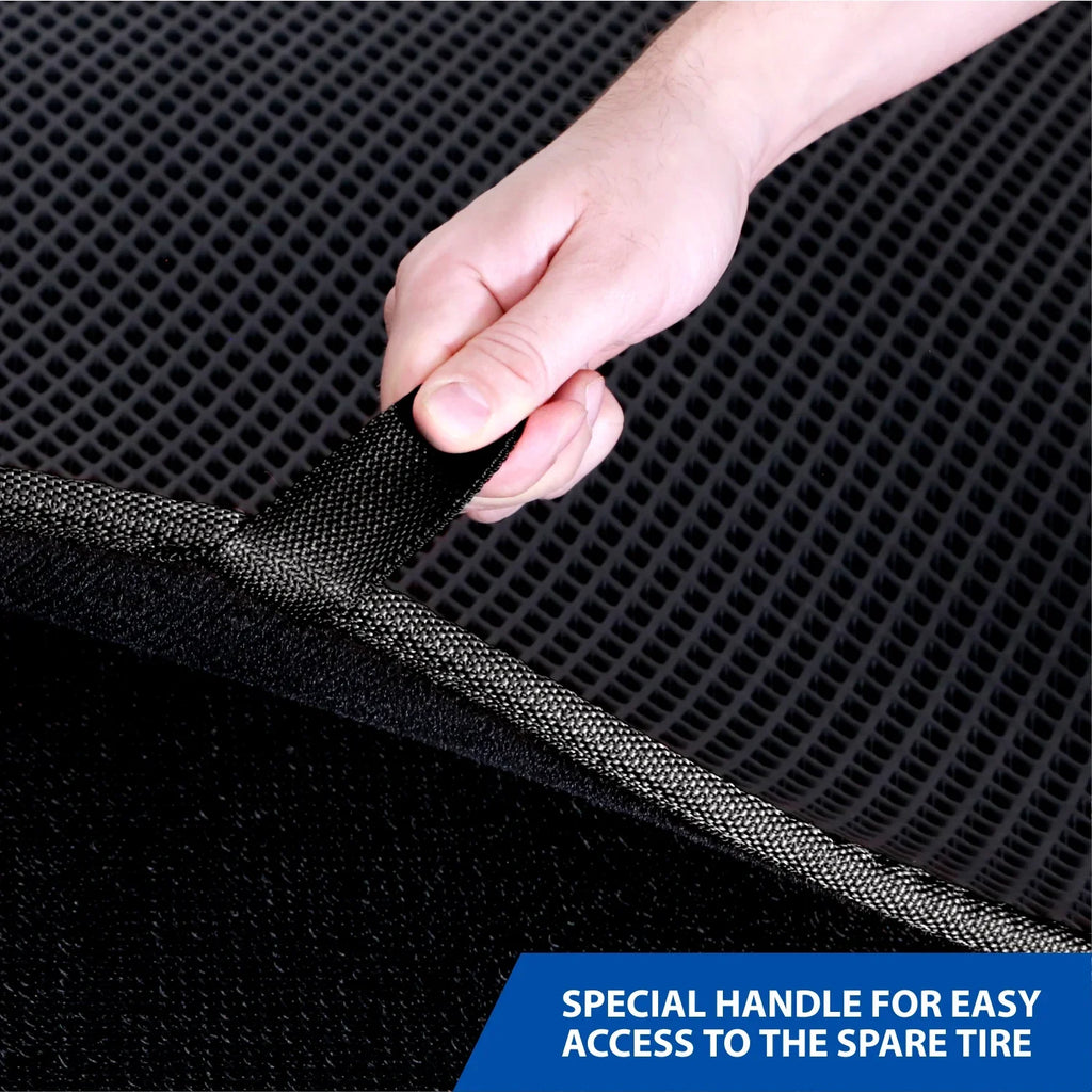 Goodyear Custom Fit Cargo Mat Liner for Jeep Cherokee 2018-2023 - Heavy Duty Trunk Liner, Dimond Shape, Luggage with Waterproof, Liquid & Dirt Trapping Technology - Anti-Slip Cargo Liner-GY004560
