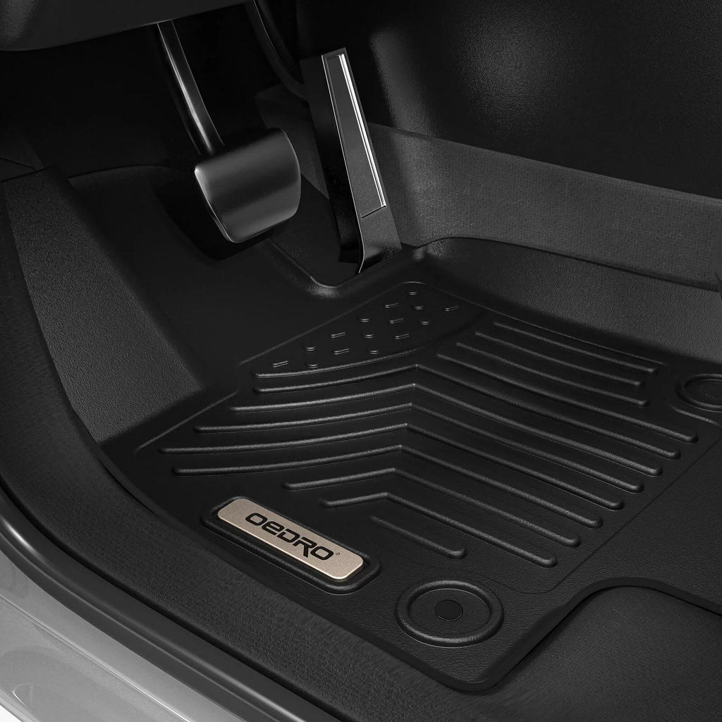 Ledkingdomus Floor Mats for 2019-2024 Subaru Forester 3D TPE Rubber Front & 2nd Seat 2 Row Liner Set Environment