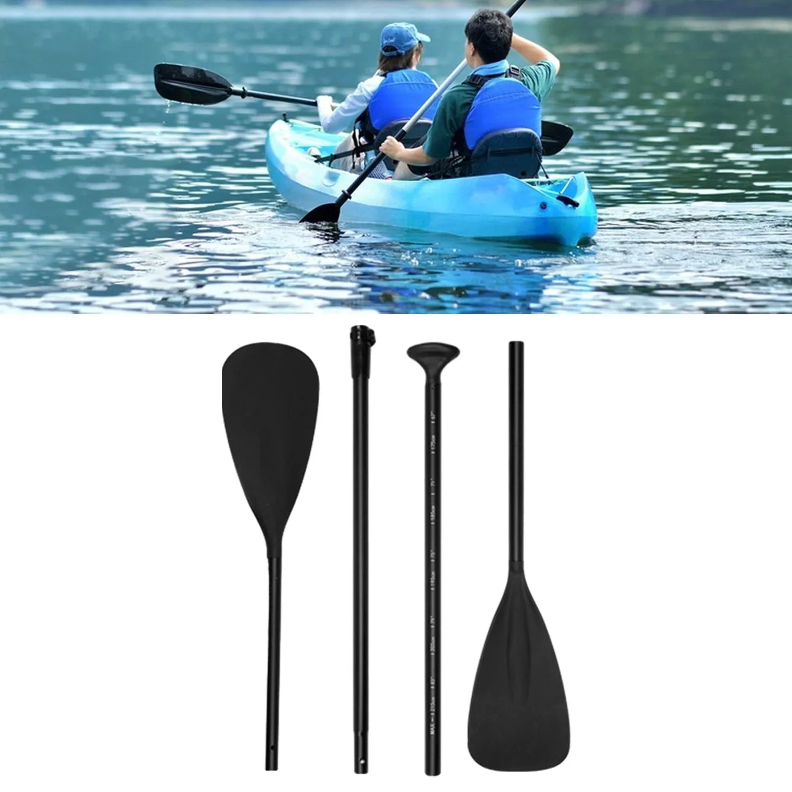BAOSITY Vessel Paddle s Detachable Paddle Board Paddles for Inflatable Watercraft Water Sport Rafting Craft Accessories Double Head