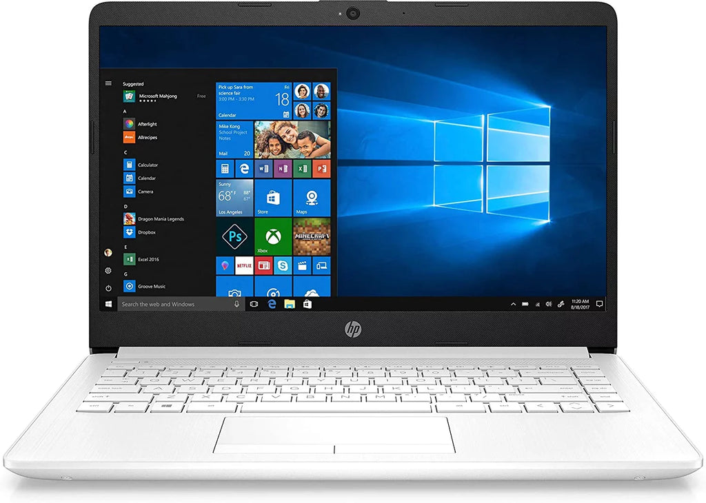Restored HP Notebook 14-cf1012ds Pentium Gold 5405U 4GB 64GB eMMC 14" White (Refurbished)