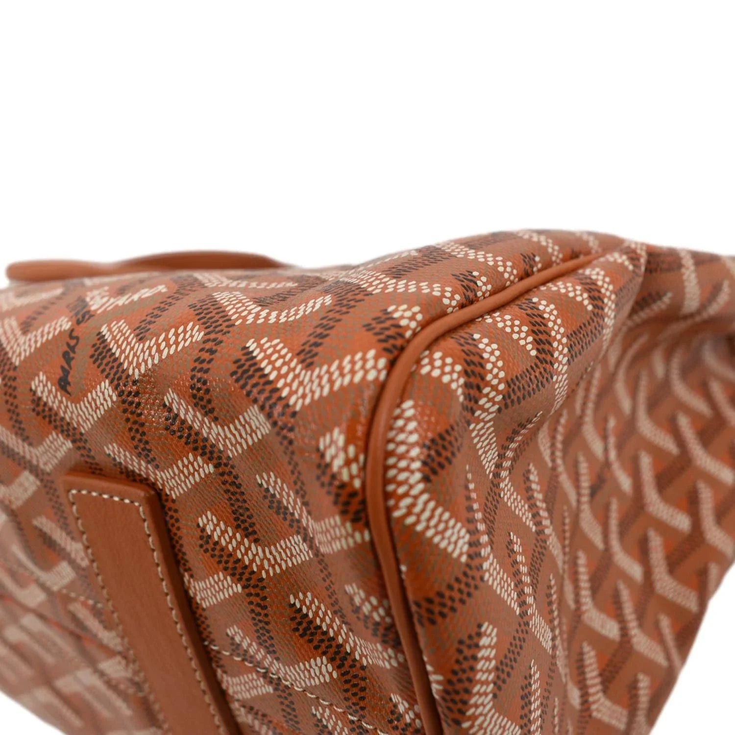 Pre-owned GOYARD Rouette Soft Canvas Shoulder Bag Orange