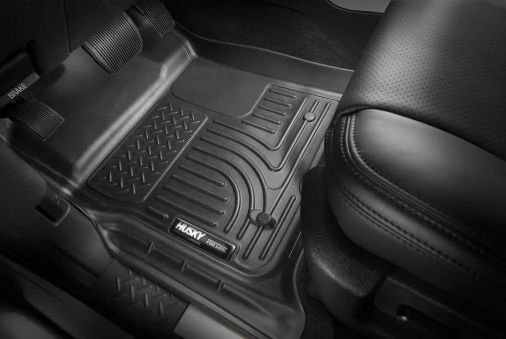 Husky by RealTruck Environment Series Front Floor Liners Black Front Row Suitable with select: 2017-2021 Chrysler Pacifica Touring L, 2023 Chrysler Pacifica