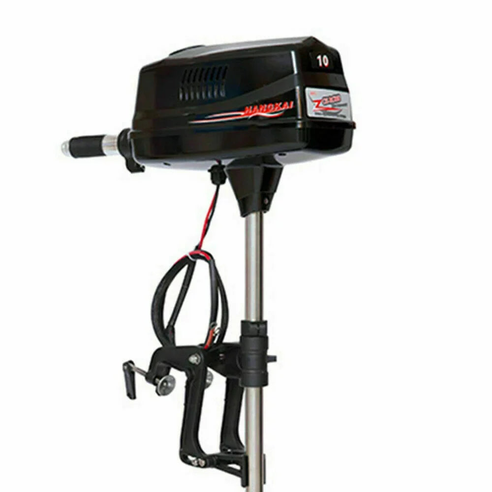 Wuzstar 60V 10HP Electric Outboard Motor Brushless Fishing Craft Engine w/Propel 2.2KW