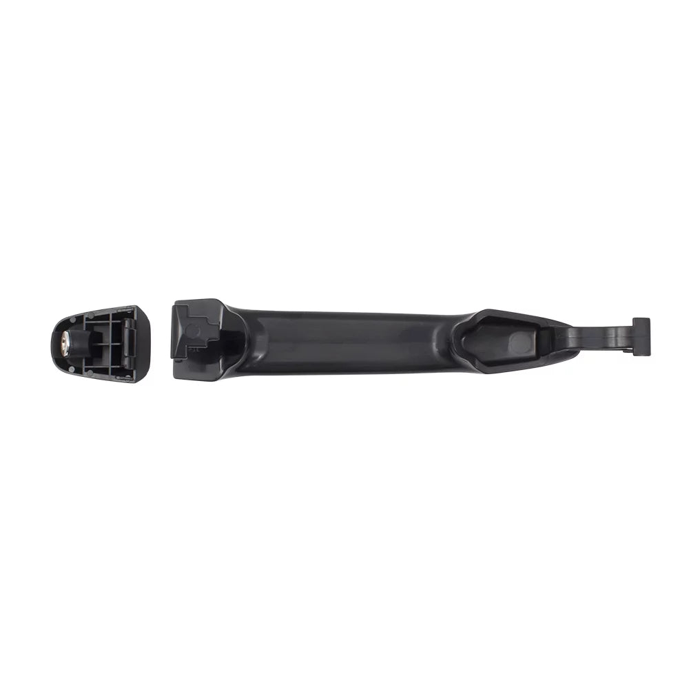 Brock Replacement Set Outside Sliding Door Handles Textured Black with Cap Suitable with 2004-2010 Sienna Van