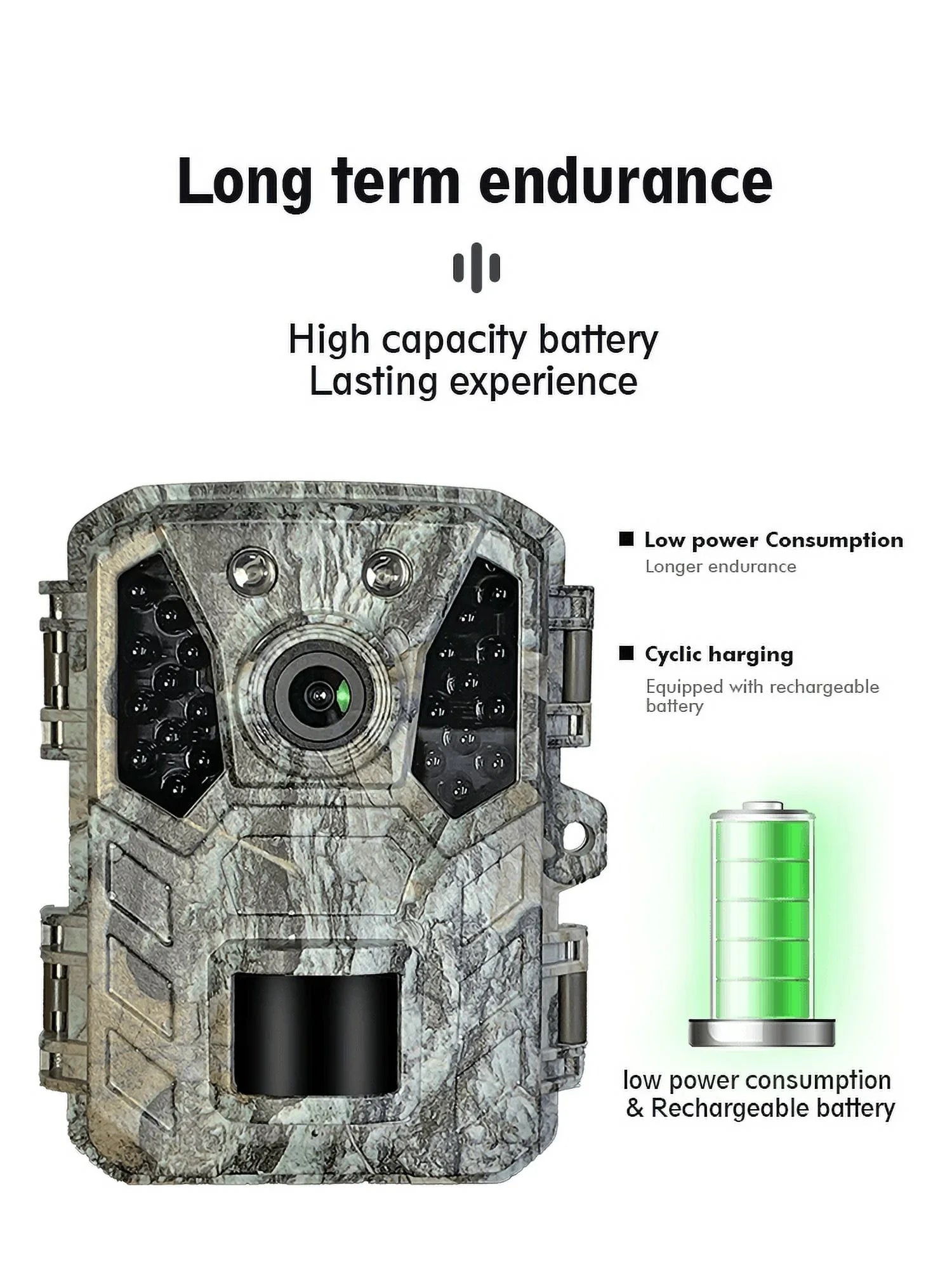 Mini 24MP Hunting Trail Camera Wildlife Waterproof Cam 1080P with Night Vision