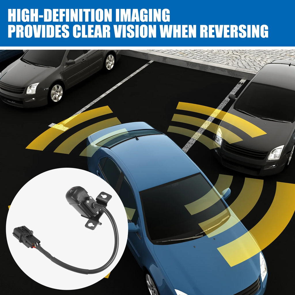 Unique Bargains 1 Set Car Rear View Back Up Camera W/ Tool Fit for Hyundai Santa Fe Sport 2017-2018 No.957602W650