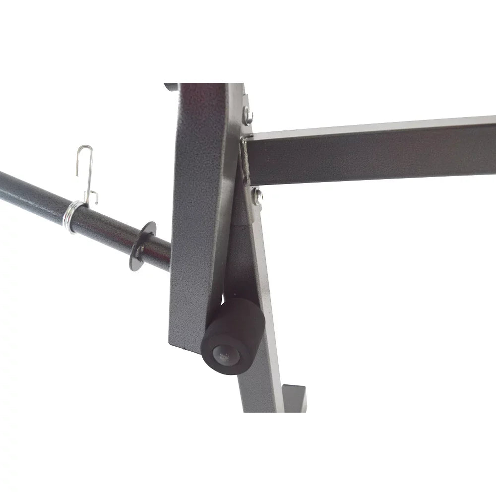 INTBUYING Adjustable Weight Fitness Bench Press Set for Workout Gym Home Exercise Lift Max Weight 120kg