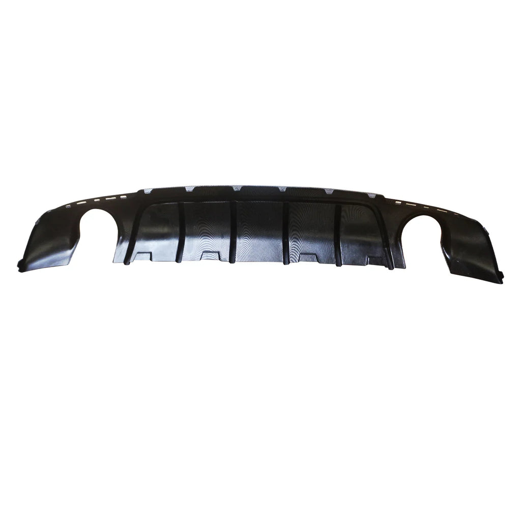 NINTE Rear Diffuser Lip for Chrysler 300 SRT 2015-2023 Carbon Fiber Style Round Exhaust