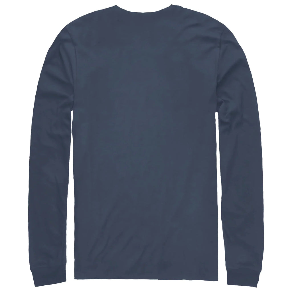 Men's Nintendo NES Classic Controller Long Sleeve Shirt Navy Blue X Large