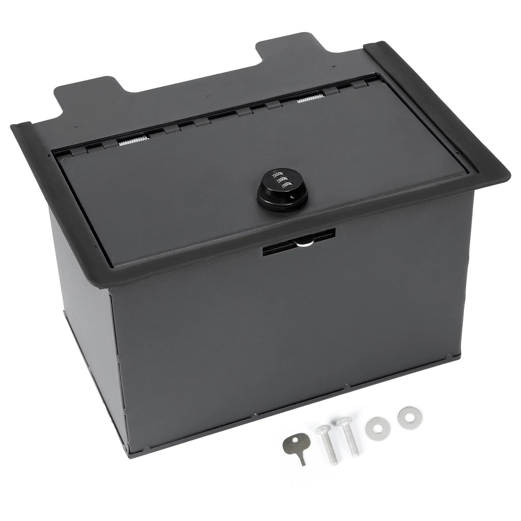 Kojem Center Console Safe Gun Box W/Lock for 19 20 21 22 Chevy Sierra Silverado 1500 2500 HD 3500 HD Console Vault 84081567
