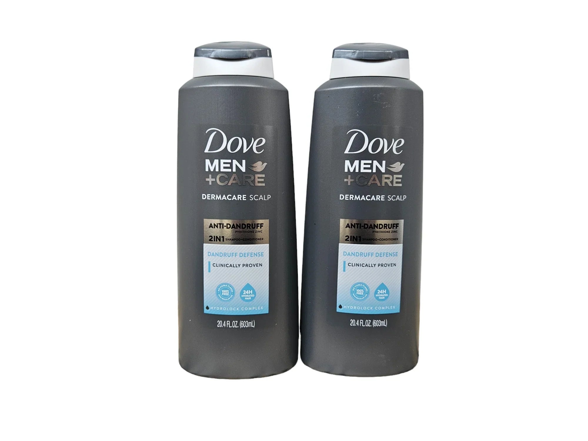 Dove Men+Care DermaCare Scalp 2-in-1 Anti-Dandruff Shampoo and Conditioner (2 Pack)