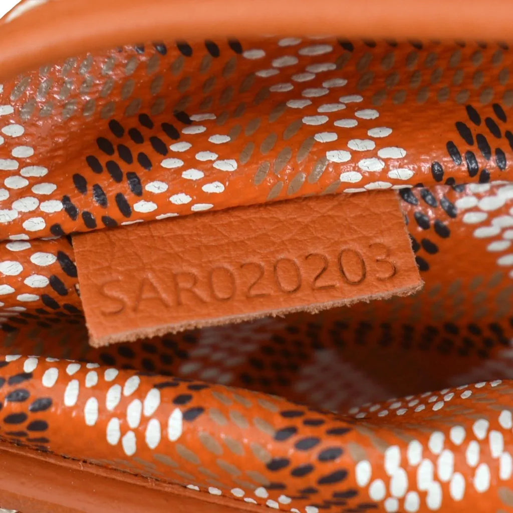 Pre-owned GOYARD Rouette Soft Canvas Shoulder Bag Orange