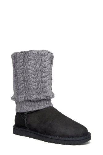 UGG 3178 Women's Black/Gray Tularosa Route Detachable Winter Boots UGG584 (9)