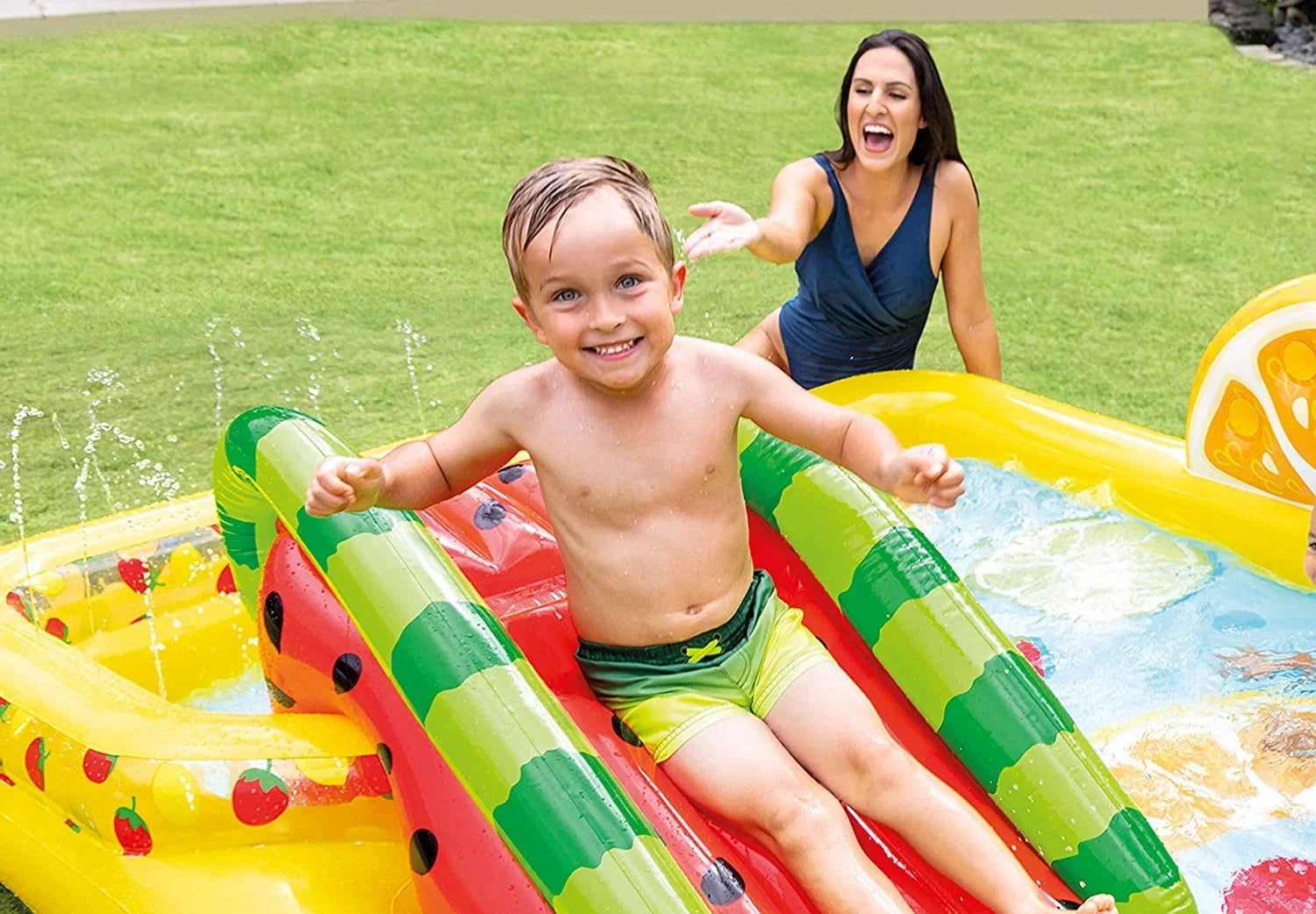 Fruity Inflatable Play Center, for Ages 2+, Multicolor